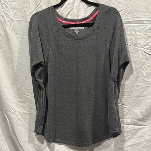 Tommy Hilfiger Dark Gray Long Sleeve Performance Pull Over